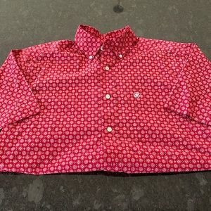 Ariat short sleeve button down shirt